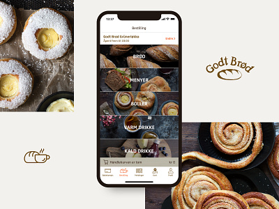 Ordering Feature for Godt Brød app app design bakery ios order food swift ui ux ux ui design