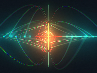 Delta Rama System (Plexus) ae after effects curves galaxy geometric geometry lines plexus plexus2 trails