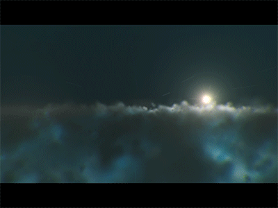 Trapcode Particular: Cloud Fly-By Test ae after effects clouds cloudscape flight fly by particles particular trapcode