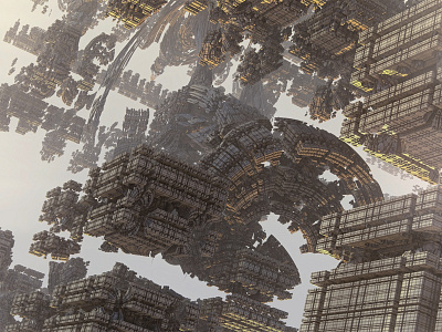 Ruins: Part I 3d 3d fractal alien fractals mandelbulb mandelbulb 3d ruin technology