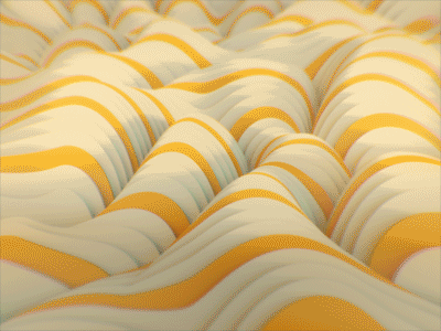 Jelly Humbug Hills 3d abstract c4d cinema 4d hills landscape loop octane octane render pattern stripes waves