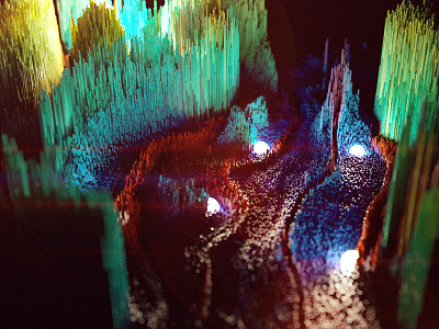 Candy Canyon abstract c4d cinema 4d octane octane render otoy