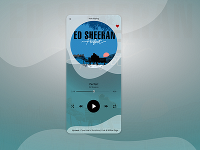 Daily UI :: 009 (Music Player) daily100challenge dailyui dailyui009 dailyuichallenge music player uidesign