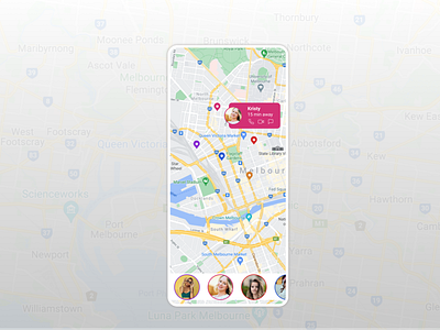 Daily UI :: 020 (Location Tracker) daily100challenge dailyui dailyuichallenge location tracker ui uidesign