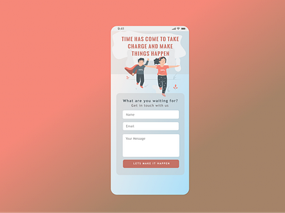 Daily UI :: 028 (Contact Us)