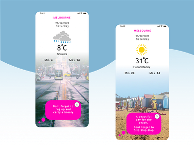 Daily UI :: 037 (Weather) daily100challenge dailyui dailyuichallenge ui uidesign weather