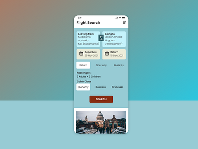 Daily UI :: 068 (Flight Search) daily100challenge dailyui dailyuichallenge flightsearch ui uidesign ux