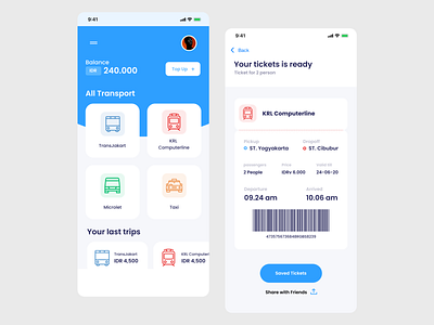 Public trasport App app design graphic design ui ux