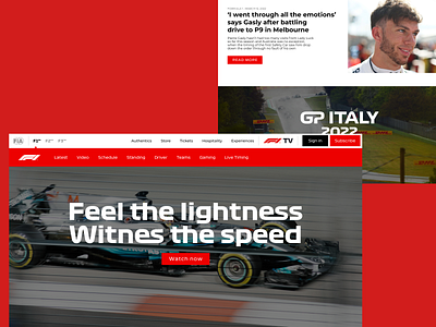 F1 Web Design design graphic design ui ux