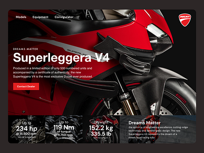 Ducati Web Design