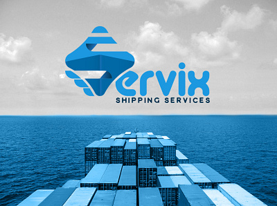 Servix | Branding animation branding corporate design export flat gif illustration import logo logoinspiration map plane sea shipping sky transportation design