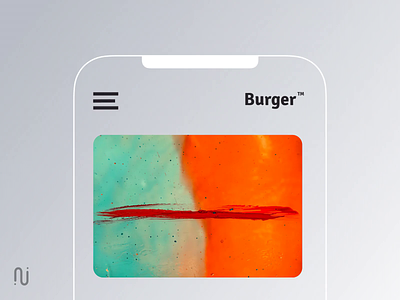 Don't throw the burger piece v2 ae android app burger menu close concept gif ios menu mobile ui ux