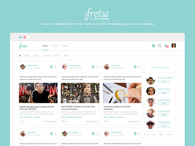 Fretsi.com courses feeds fretsi knowledge social web
