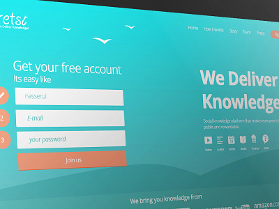 Fretsi new landing fretsi knowledge landing social ui ux