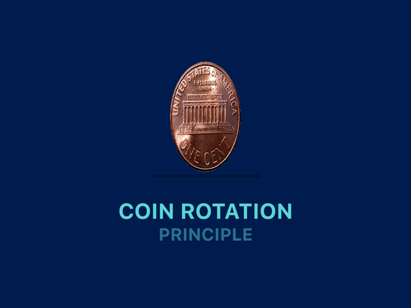 Fake Coin Rotation with Principle cent coin coin face gif luck mac money principle rotation sketch