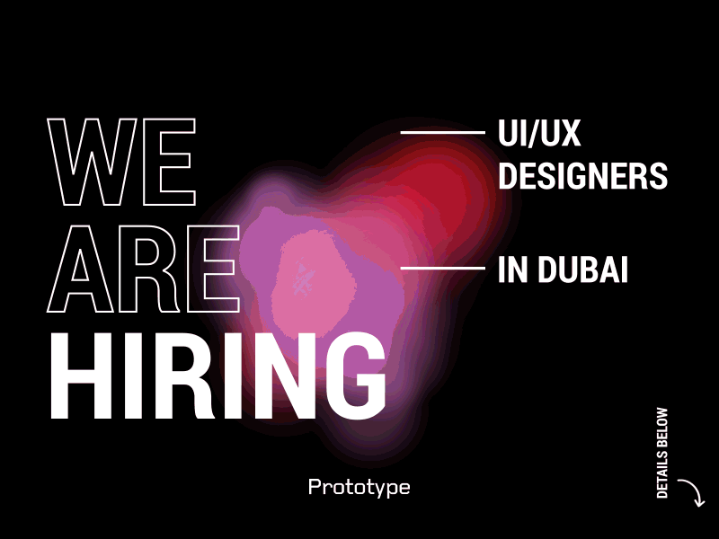 Prototype is hiring! agency creative designer dubai hiring job opportunity prototype uae ui ux