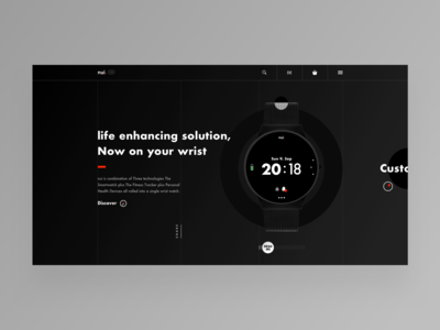 smart watch landing page