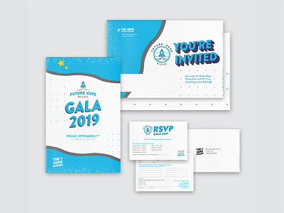 2019 Hope Center Gala Invitation branding design