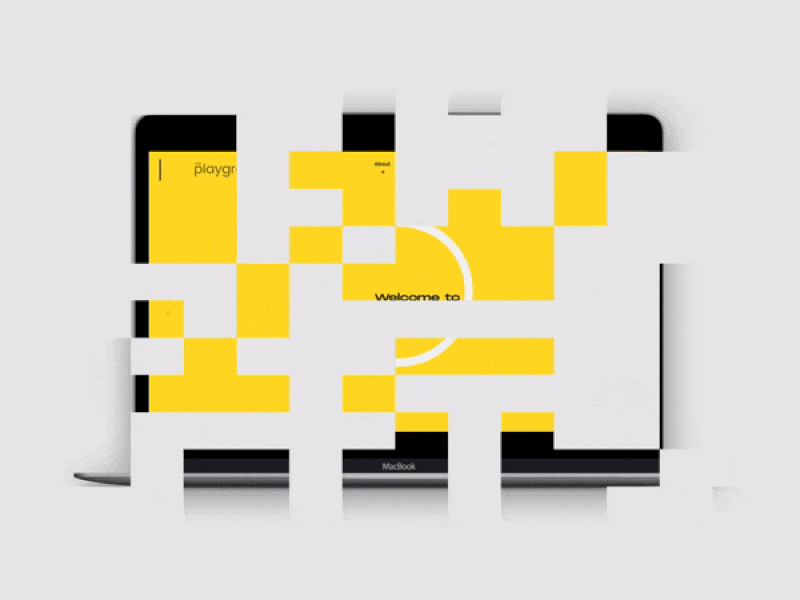 The Playground Website Demonstration - Part 1 animation concept ui uidesign uiux uxdesign webdesign