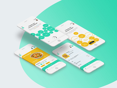 Healthy Food App app app design checkout choices filter ui mobile mobile app ui userinterface ux uxdesign