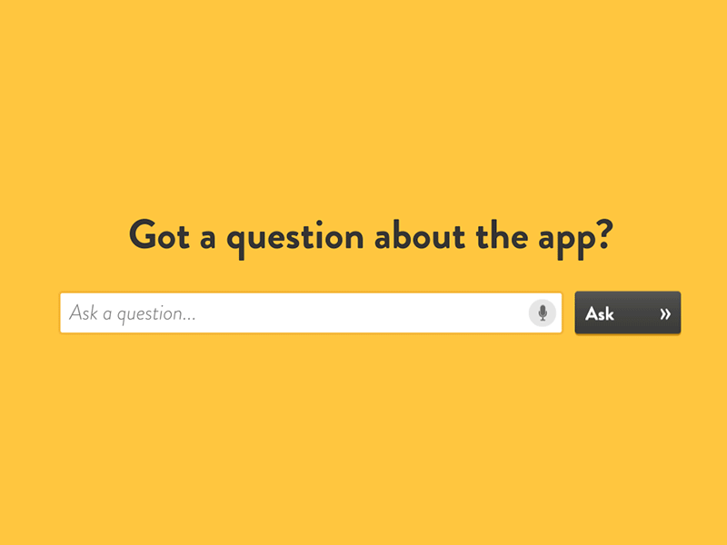 App FAQ Animation after effects animation answer faq gif question web