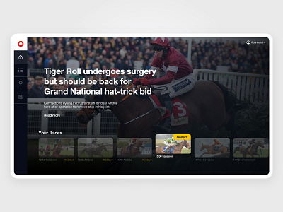 Racing Post Concept concept concept design design homepage horse racing racing racingpost redesign sport ui ux website