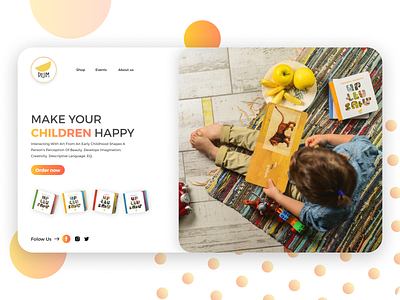 DILIM's Home page Design book branding colors design education home page ui ux web website