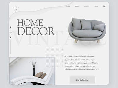 Home Decor concept adobe branding clean concept dailyui designs digital digitaldesign dribble furniture graphic design logo minimal ui uiux ux vector webdesign xd
