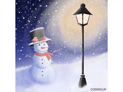 My Snowman christmas clean design digitaldesign gifts graphic design illustration light minimal sketch snow snowman