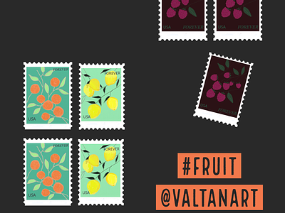Fruit Stamps stampdesign