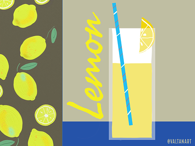 Lemonade digital illustration digitalart digitalillustration art illustration
