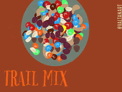 Trail Mix digital illustration digitalart digitalillustration art illustration