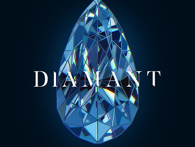 Cover Art - Diamant branding cover design illustration typography