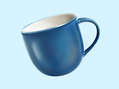 Blue cup