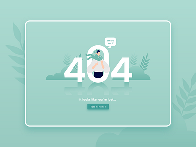 404 Page UI Design