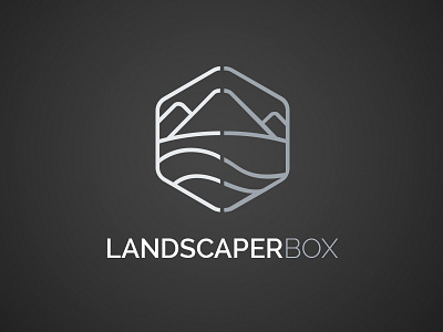 Landscaperbox Logo landscape line logo logo