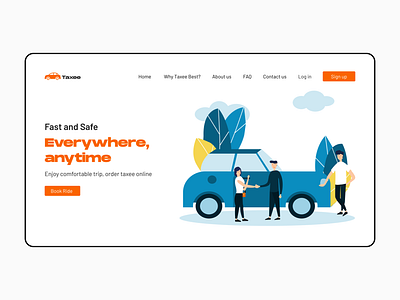 Taxee - Web design concept