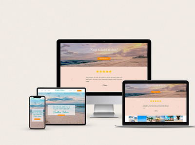 Endless Waves | Showit Website Design beach condo design orange beach showit vacation rental web design webdesign website website design