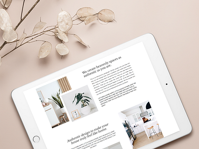 Authentic | Showit Website Template