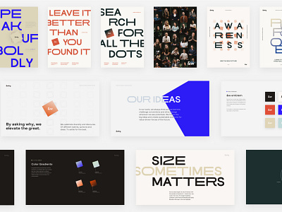 &why agency Rebranding agency brand identity branding design portfolio poster presentation presentation slides typography