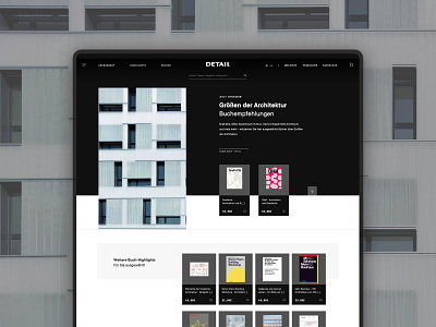 Detail: E-Commerce Design architecture buildings commerce e commerce ecommerce houses magazine ui ux uxui web webdesign website