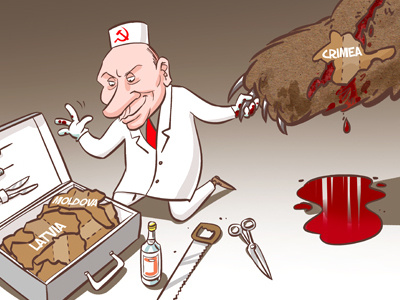 Doctor Putin blood crimea doctor latvia moldova politics putin russia saw scissors vodka