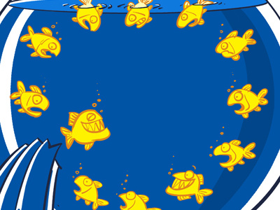 After European Parliament elections aquarium blue crisis elections eu europe fish france parliament uk water