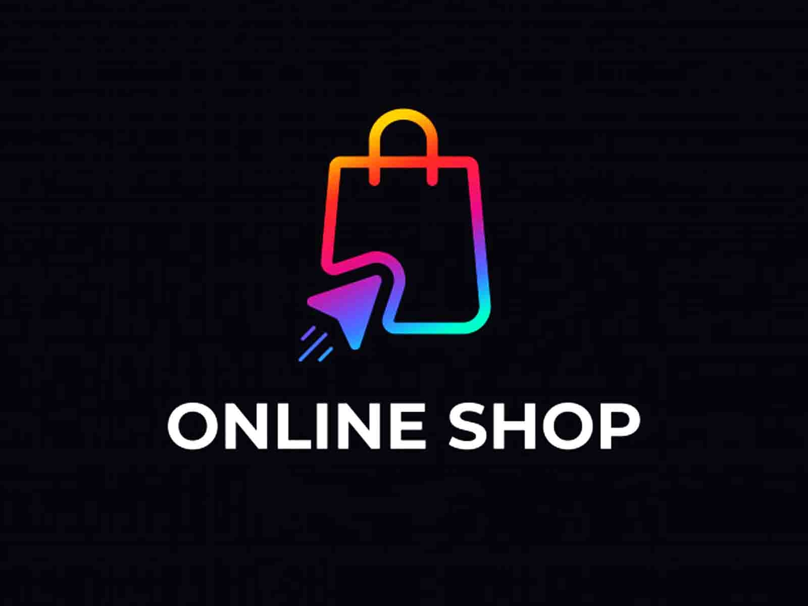 Online shopping logo design by Ahmad Abbas on Dribbble