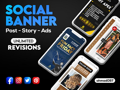 Social Media Design ads fb ads graphic design instagram ads logo media design poster design social media social media design
