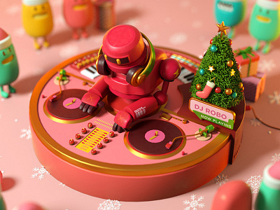 DJ Robot Xmas ver.