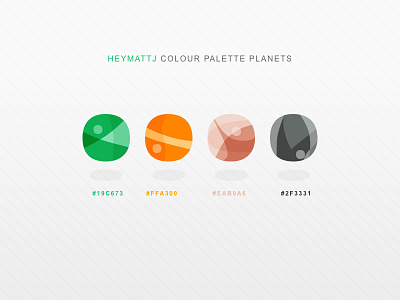 Colour Palette Planets