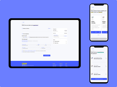 BB Dental - Banco do Brasil interface product design responsive design ui ux