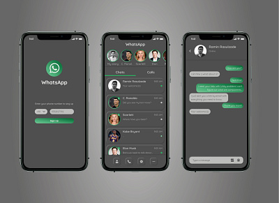 WhatsApp Redesign Concept app redesign ui ux whatsapp