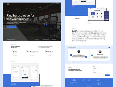 Software DaraTech animation design ui ux web website